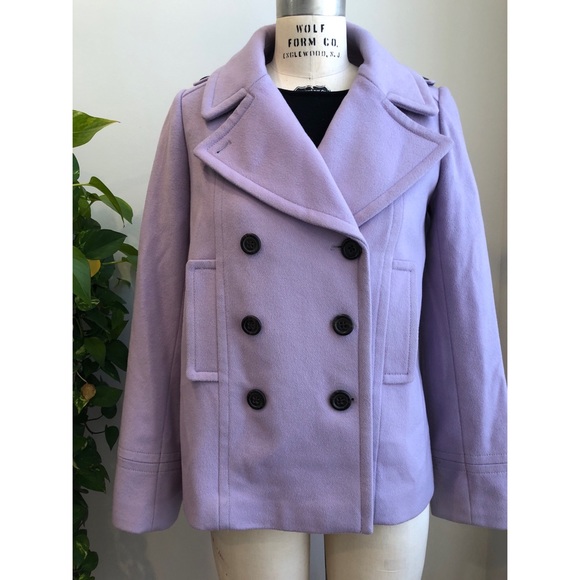 Lavender pea coat Clearance